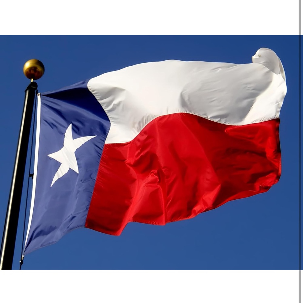 Texas State Flag - Red, White, and Blue
